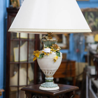 Lume con Vaso Decorato in Stile Classico - 24299